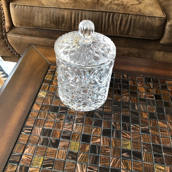 CUT GLASS Decorative Jar - Picture 2 of 11